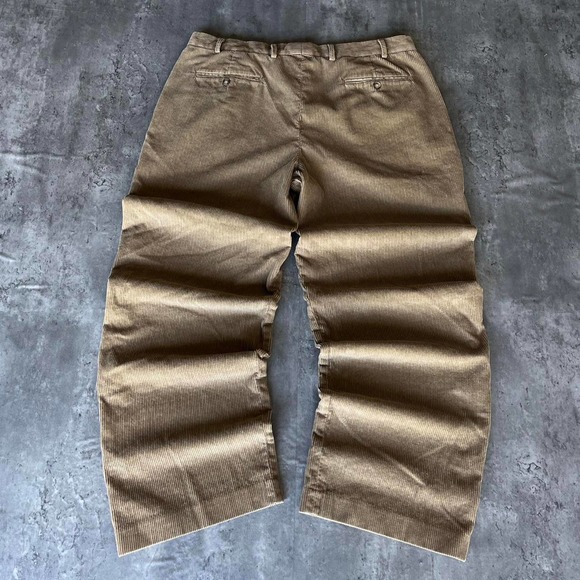 Crazy Vintage Y2K Baggy Tonal Tan Essential Corduroy Pants - Picture 4 of 5